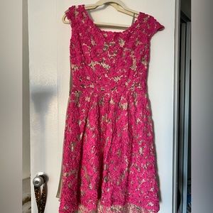 Pink Vintage Style Dress